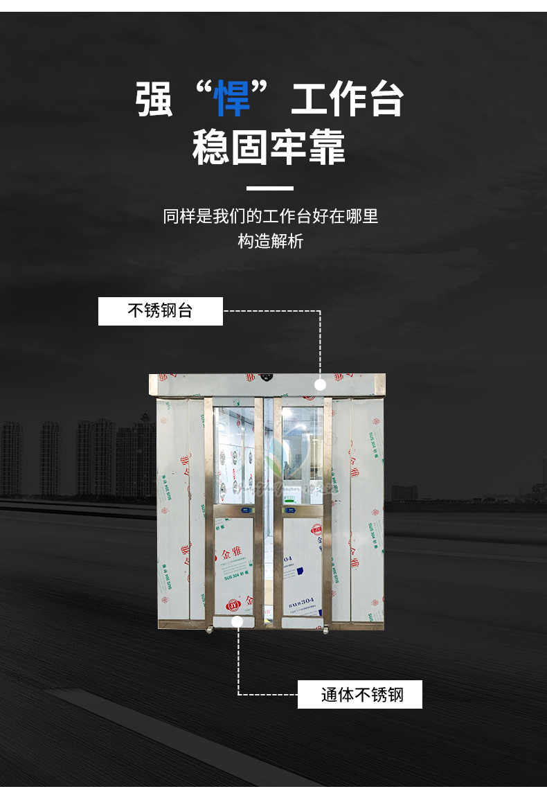 電動(dòng)雙開(kāi)風(fēng)淋室